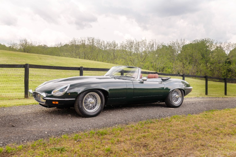 Used 1974 Jaguar XKE V-12 Roadster Honoring the perfection and sensation of the Series I XKE for sale Call for price at Motor Classic & Competition Corp in Bedford Hills NY