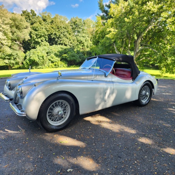 Used 1954 Jaguar XK120 for sale Call for price at Motor Classic & Competition Corp in Bedford Hills NY
